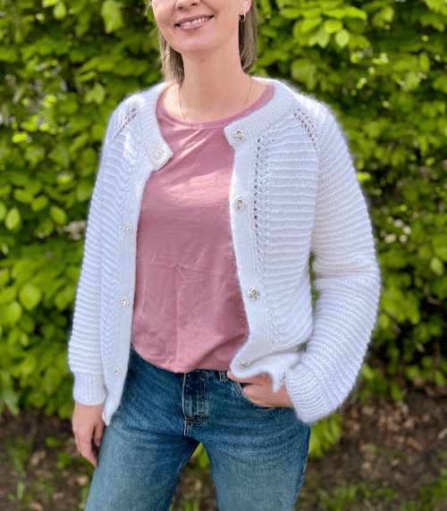 Stripe Cardigan strikkeopskrift (1)