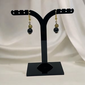 Sorte  Øreringe – produktbillede