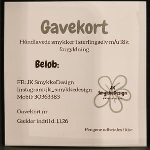 Gavekort – produktbillede
