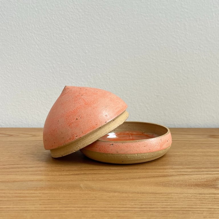 Mat orange krukke billede 3