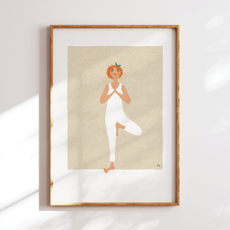 Balanceyoga – plakat billede 3