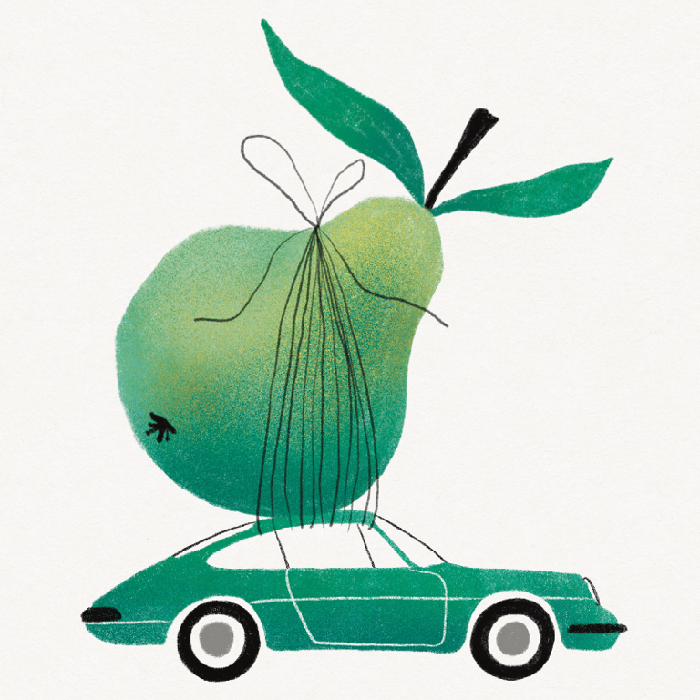 Porsche med pære – plakat billede 4