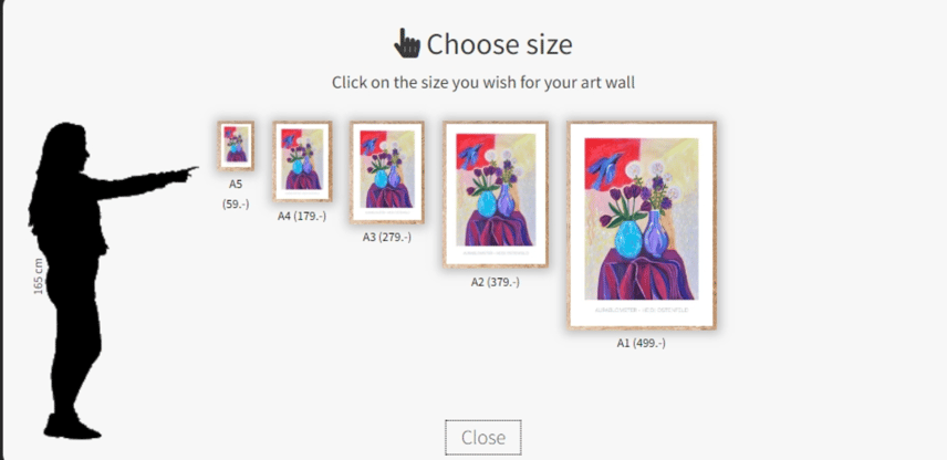 Lizard to the sun - Plakat A3 billede 2