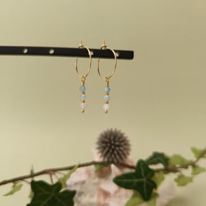 Trillinger - creol lyseblå akvamarin – produktbillede