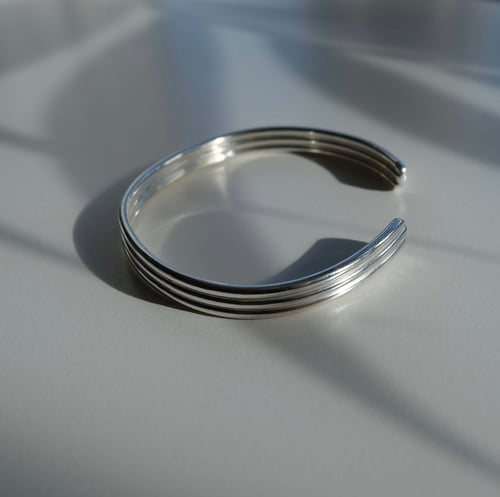 Triple bracelet silver (2)