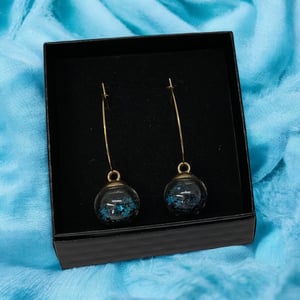 Blå Øreringe – produktbillede