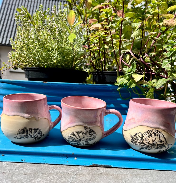 Kameleon i pink billede 2