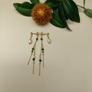 Anemonen - hvid og grøn – produktbillede