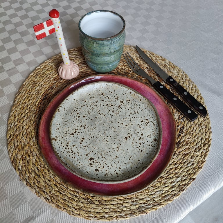 TALLERKEN Ø23 HINDBÆR billede 4