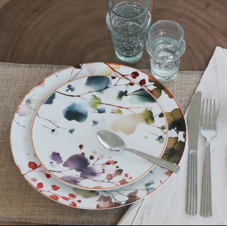 AQUARELLE Desserttallerken 20 cm.  (4)