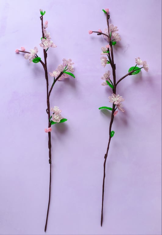 Kirsebærblomst gren billede 2