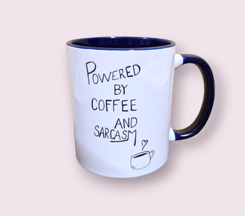 Krus: powered by coffee and sarcasm Mørk Blå