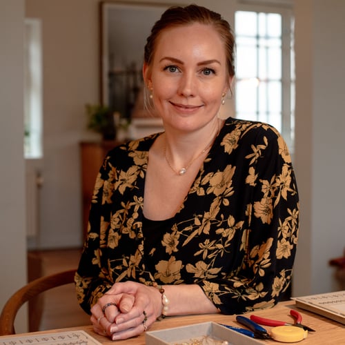 Portræt af Trine Alslev - Smykker