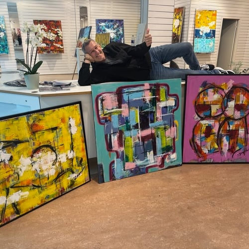 Portræt af ART PAINTING BY Simon Steenholm