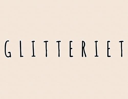 Logo for G L I T T E R I E T