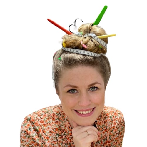 Portræt af Heidis Hæklerier