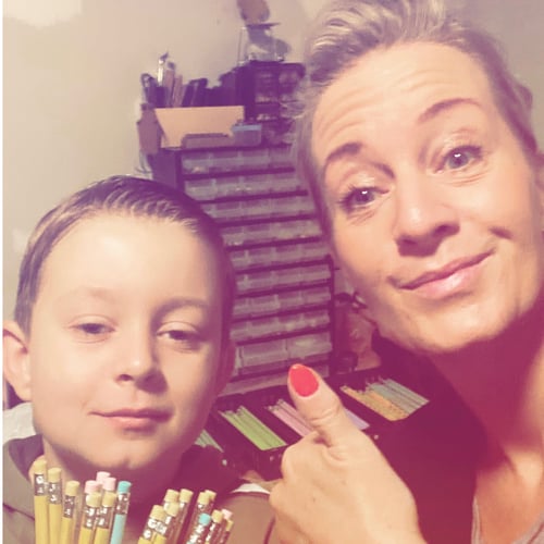 Portræt af Blyant med navn