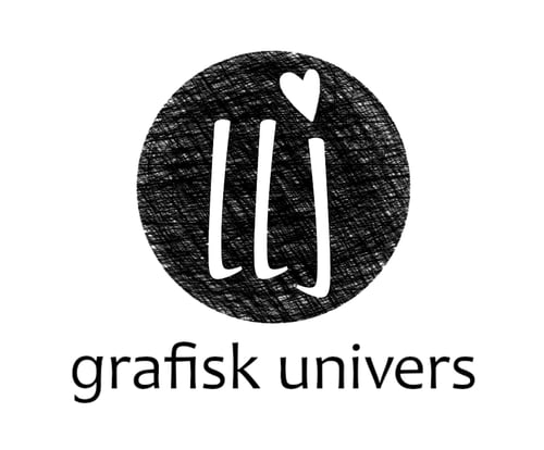 Logo for llj grafisk univers