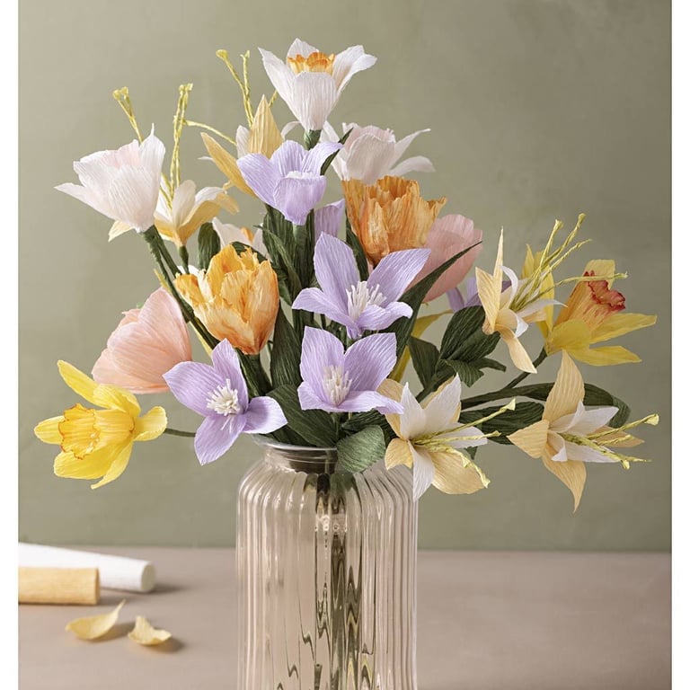 DIY Kit Crepepapir - Forårsbuket