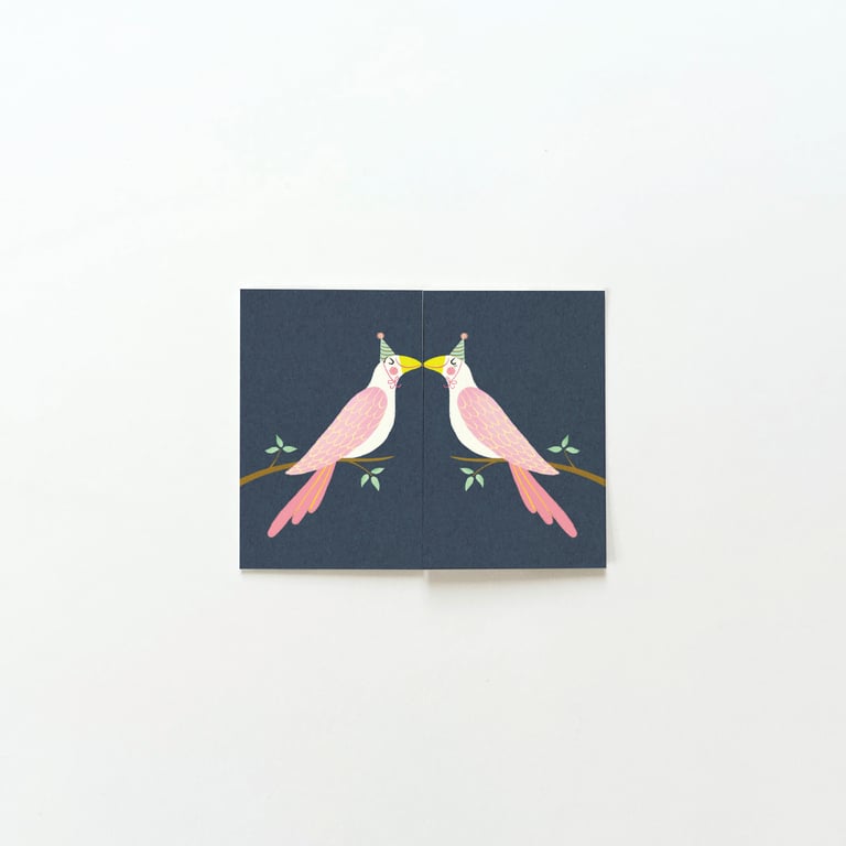 Festlige fugle – foldekort  billede 2