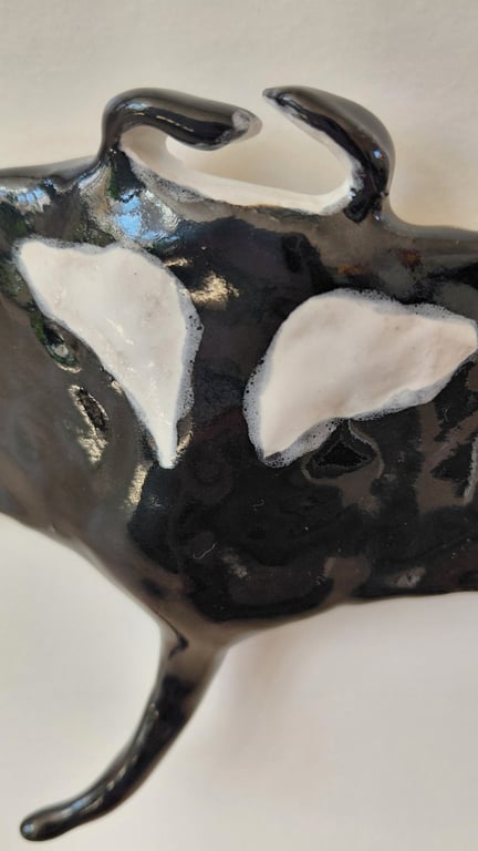 væghængt Mantaray  billede 6