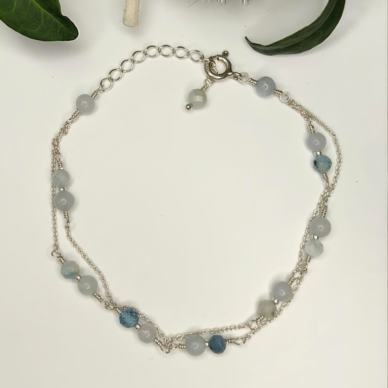 Det blå hav - armbånd billede 2