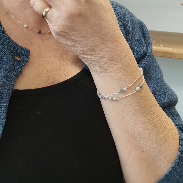 Det blå hav - armbånd billede 5