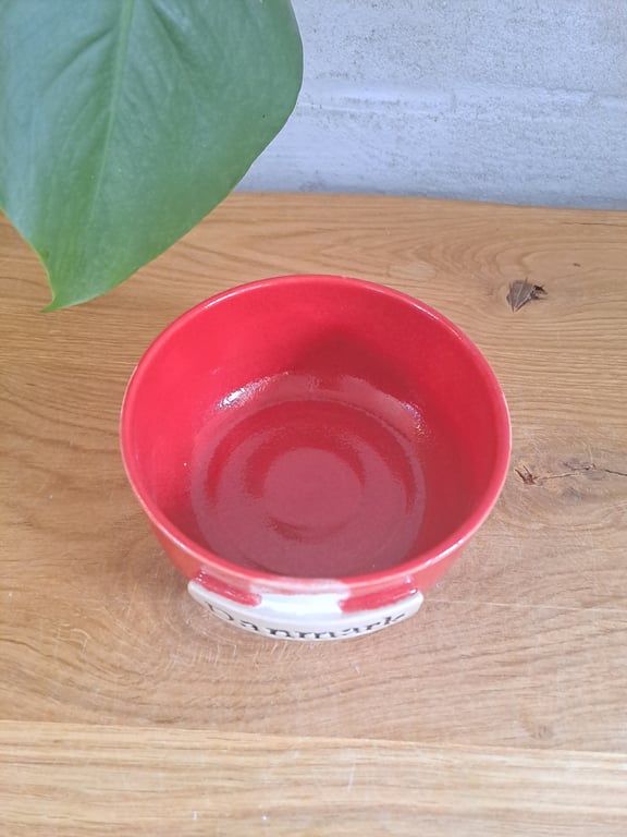 Danmarks skålen er 12,5 cm i diameter og 6 cm høj billede 3