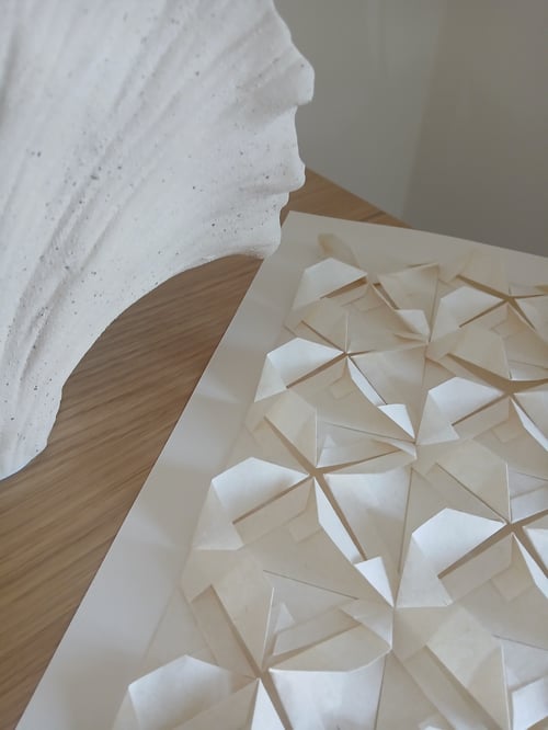 A3, Foldet papirværk, indrammet  (2)