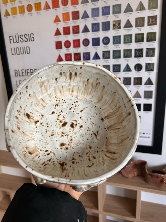Stor muslinge slik skål  billede 2
