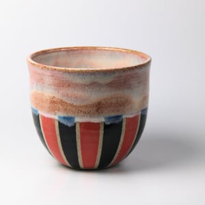 Kop uden hank - sort og lyserød – produktbillede