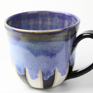 Tivoli kop med sort hank - lilla nuancer – produktbillede