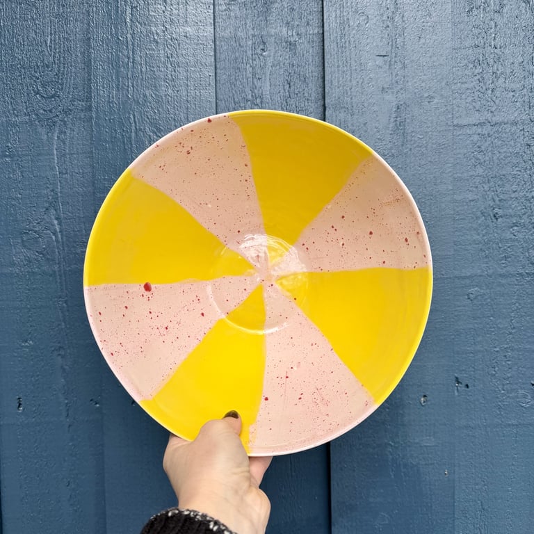 Serveringsskål FruBoysen striber  billede 2