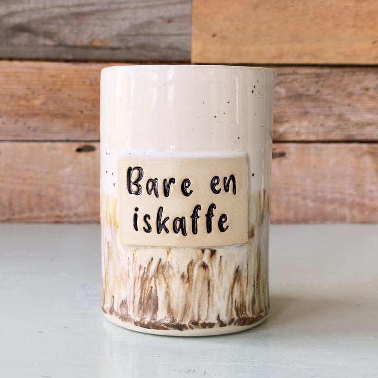 Bare en iskaffe