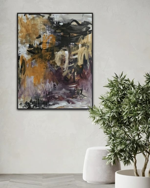 LET IT OUT (80x100) billede 3