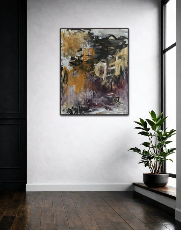 LET IT OUT (80x100) billede 4