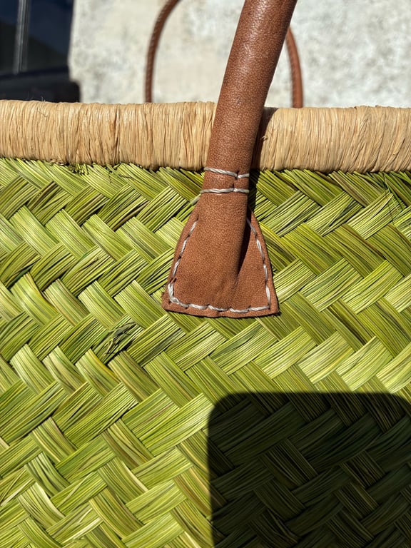 Kurvetaske - sildebensvævet  billede 2