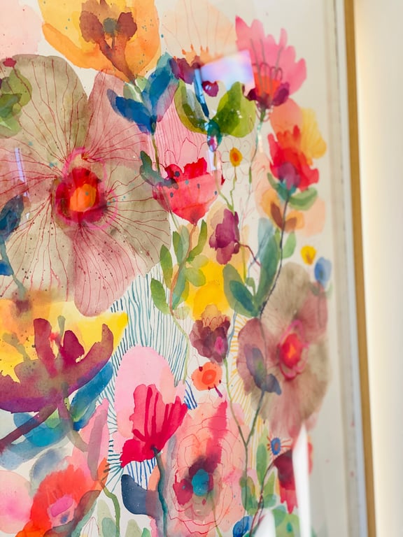 Sigrid -  original akvarel billede 3