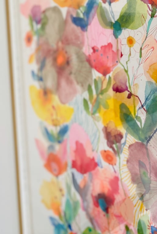 Sigrid -  original akvarel billede 5