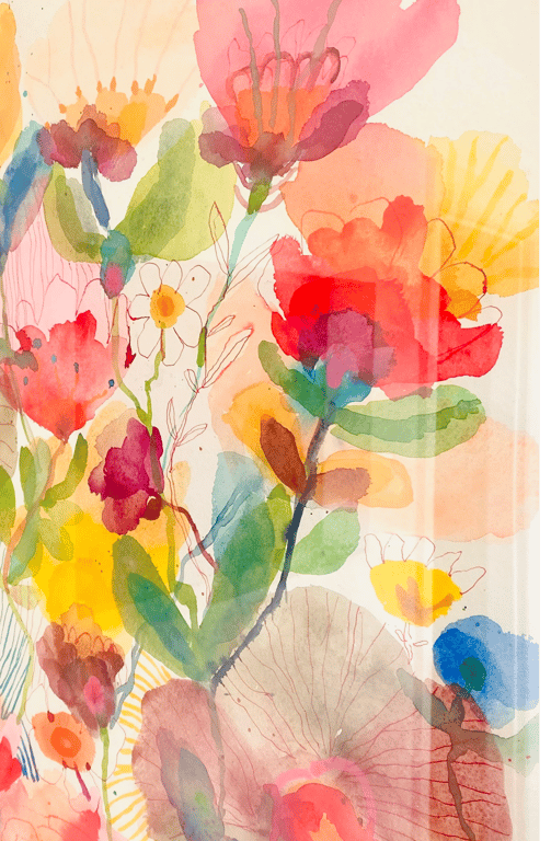 Sigrid -  original akvarel billede 4