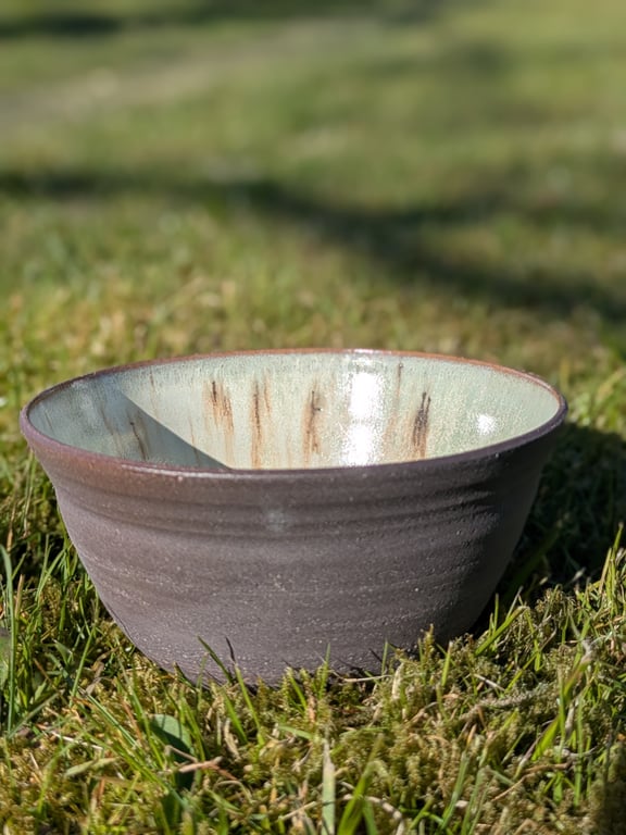 Skål pebermynte/brunnistret 