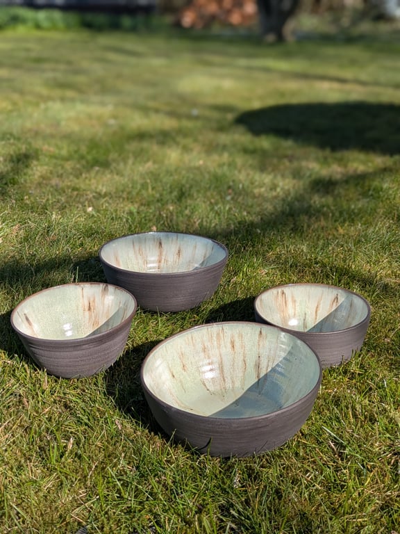 Skål pebermynte/brunnistret  billede 2