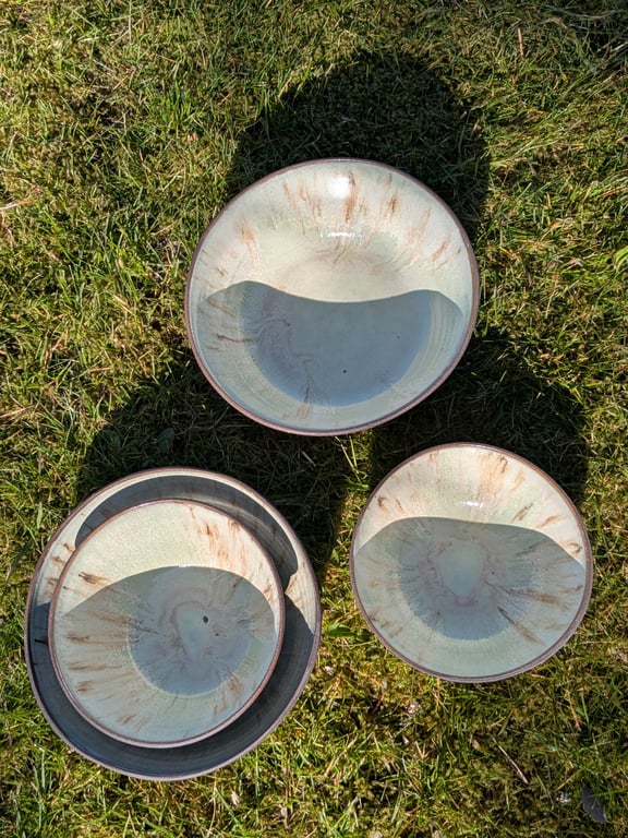 Skål pebermynte/brunnistret  billede 3