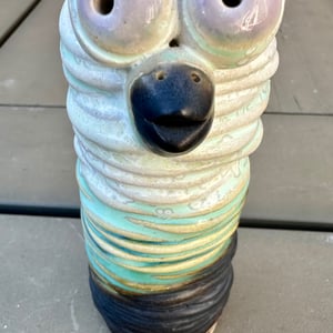 Lille vase m fugl – produktbillede