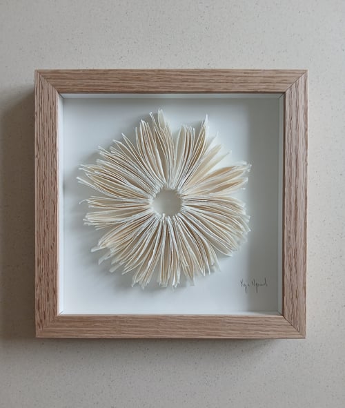 20x20cm, relief, hvid, indrammet  (3)