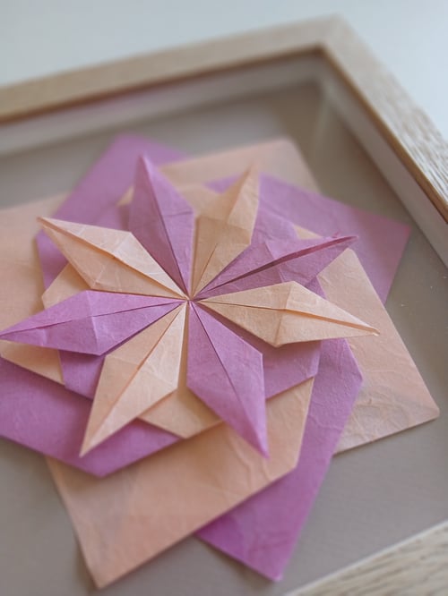 20x20cm, Foldet værk, indrammet  (3)