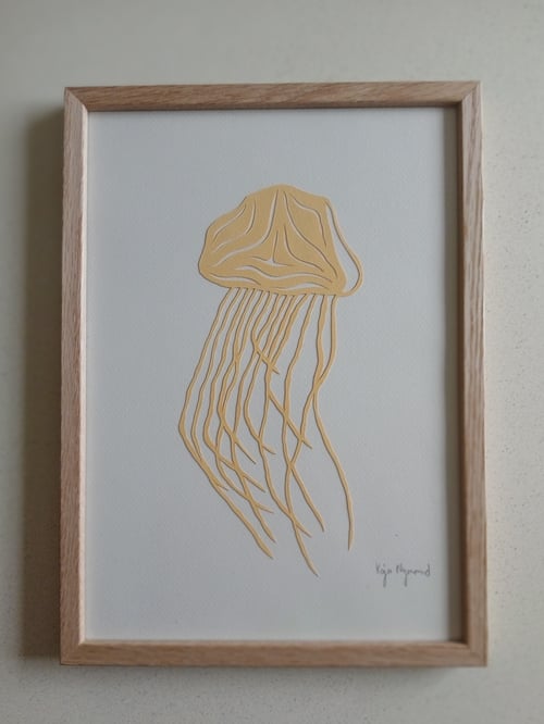 A4, gople nr. 124, banana, indrammet 