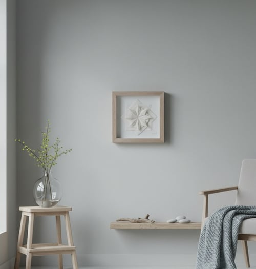 30x30cm, Foldet værk, indrammet  (3)