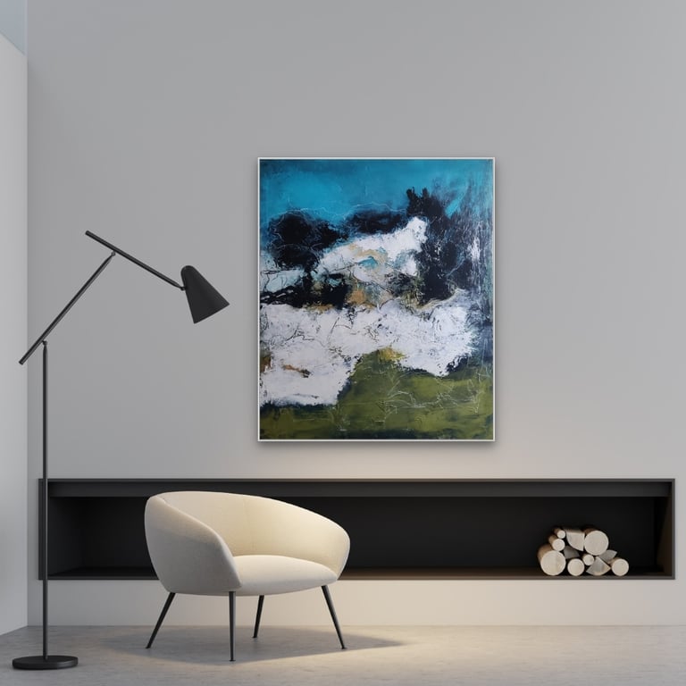 Chasing Waterfalls (100x120) billede 2