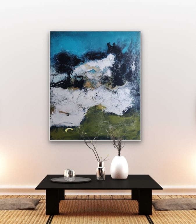 Chasing Waterfalls (100x120) billede 3